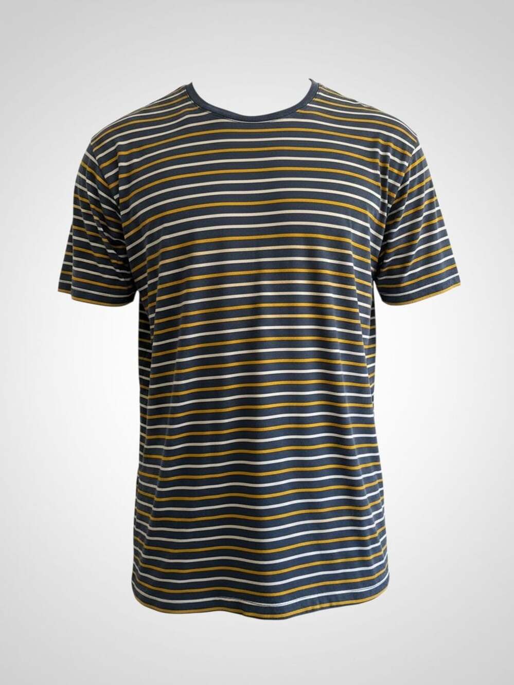 Goodfellow Men's Every Wear Short Sleeve Striped Crewneck T-Shirt